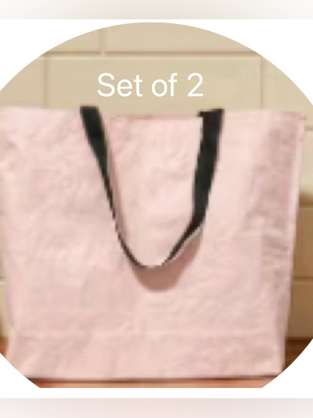 Tote Bag with Black Handles (2)